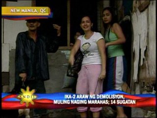 Day 2 of demolition in QC more violent