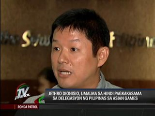 Dionisio blasts 'shut out' in Asiad lineup