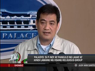 Aquino: ‘I am President of all faiths’