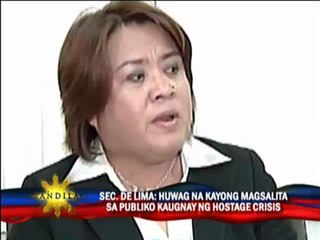 DOJ chief seeks end to 'blame game'