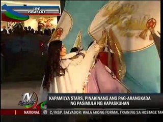 Biggest X'mas tree in town lights up