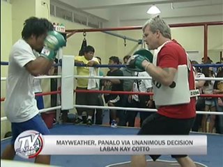 Mayweather beats Cotto via unanimous decision