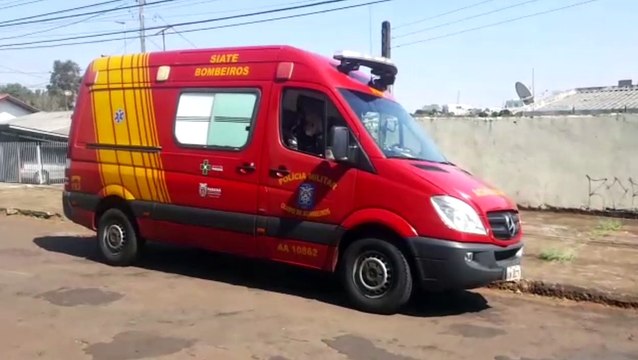 Siate atende vítima de queda na Neva