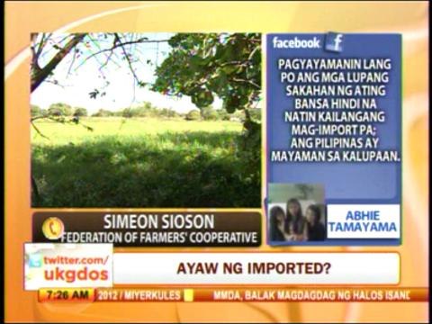 Punto por Punto: Rice left rotting in NFA warehouses