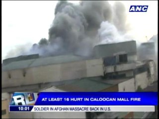16 hurt in Caloocan mall fire