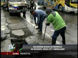 Bayan Patrollers report 2 open manholes in Pasig City