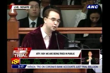 Senator-judges denounce defense's 'bribery' allegations