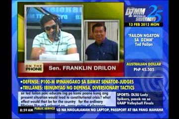 Drilon: PNoy doesn't give 'cash gifts'