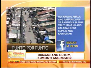 Punto por Punto: Dumami ang gutom, kumonti ang busog!