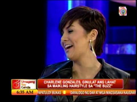 Charlene shows off new look