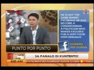 Punto por Punto:  Panalong Pacquiao, di convincing?