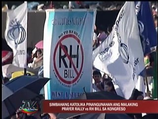 Church spearheads prayer rally vs RH bill