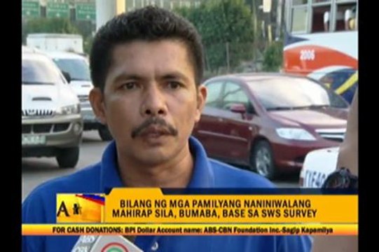 Fewer Pinoys say they're poor – survey