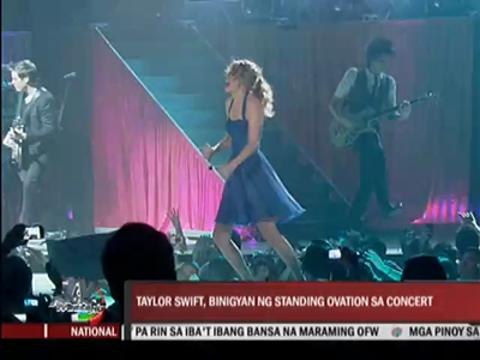 Taylor Swift set Big Dome on fire