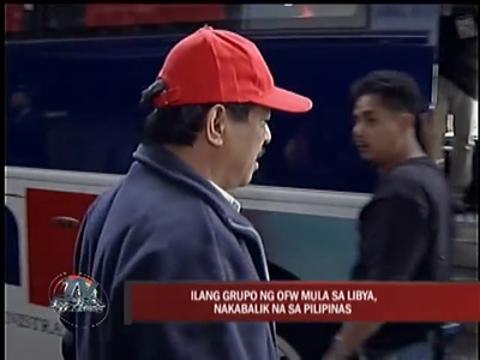 5 batches of OFWs arrive from Libya