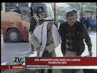 Group of OFWs cross border, now out of Libya