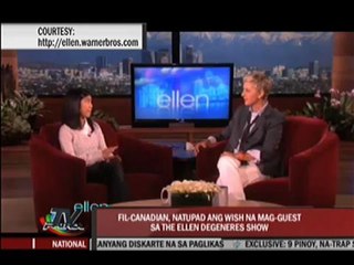 Maria Aragon guests in 'Ellen DeGeneres Show'