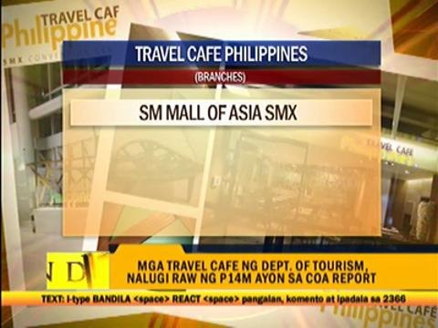COA: Gov't lost P14-M in failed 'Travel Café'