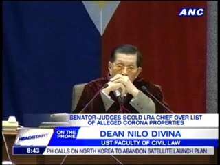 Senate 'bias' is deal-breaker in CJ trial: UST law dean