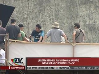 Jeremy Renner does stunts for 'Bourne'
