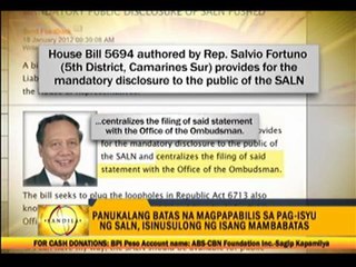 Solon pushes new bill on SALN disclosure