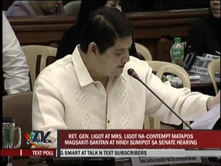 Senate orders Ligots' arrest for contempt