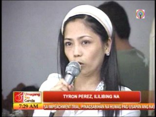 Tyron to be buried today