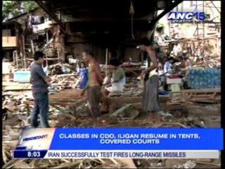 Classes resume in CDO, Iligan