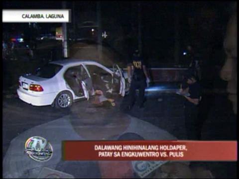 2 alleged hold-uppers shot dead in Laguna