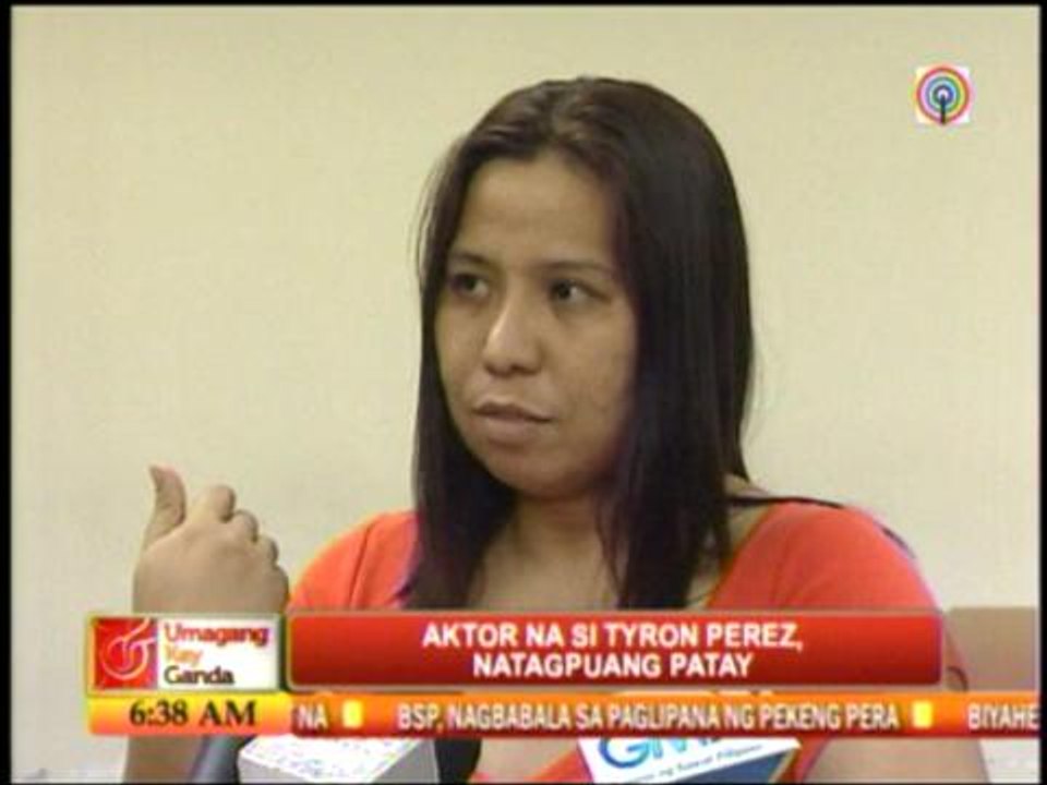 Wife of Tyron Perez admits marital problems
