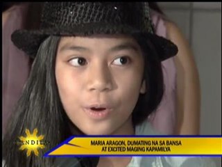 Maria Aragon in Manila; thrilled to be Kapamilya