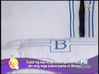 Baby James plays guitar