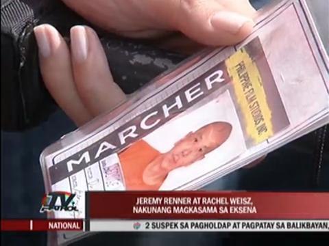 EXCL: Video of Rachel, Jeremy shooting 'Bourne'