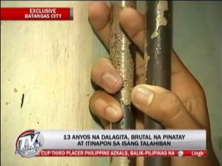 EXCL: Girl killed by friends in Batangas