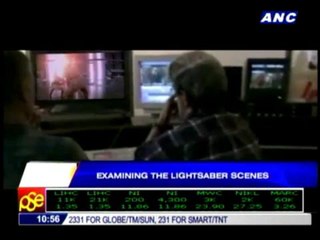 Examining the lightsaber scenes