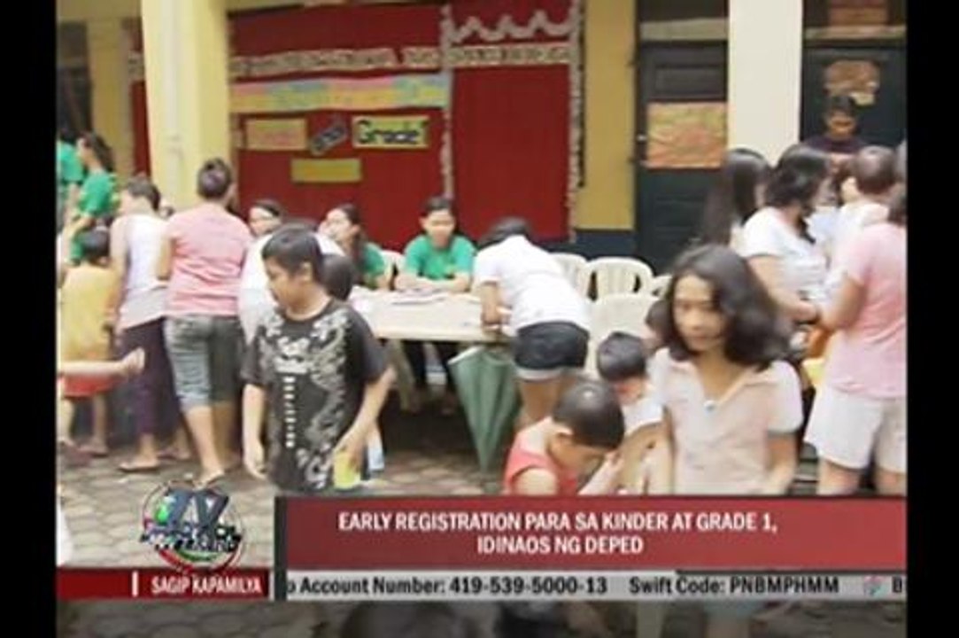 Public school students' registration start