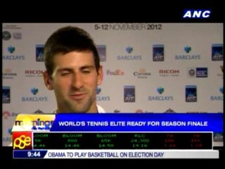World's tennis elite ready for season finale
