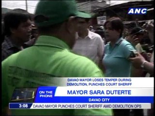 I did not beat up sheriff – Mayor Sara Duterte