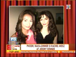 Phoem rubs elbows with 'Bourne' stars