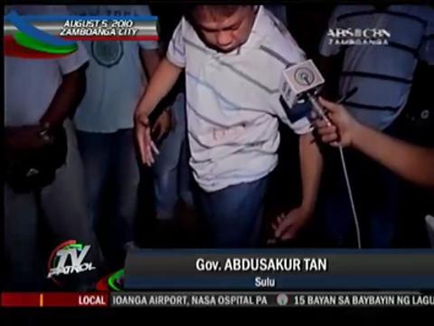 Sulu gov: I was the target in Zambo blast