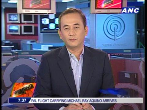 Michael Ray Aquino arrives in PH