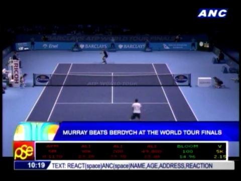 Murray beats Berdych at World Tour Finals