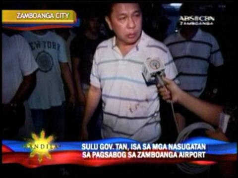 Sulu gov suspects he’s target of Zambo blast