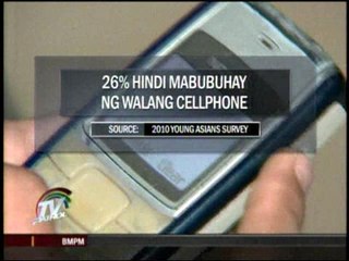 Cellphones is ‘vital’ for 1 in 4 Pinoy teens