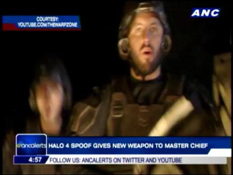 'Halo 4' spoof gives new weapon to Master Chief