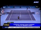 Djokovic grinds down Federer to win season finale
