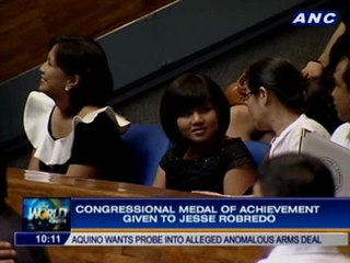 House of Representatives, Napolcom honor Robredo