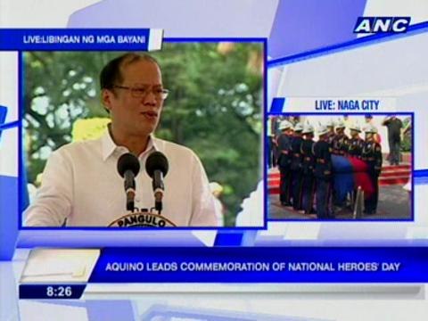 Aquino leads commemoration of National Heroes Day