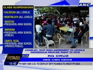 VIDEO: COMELEC, NCIP sign agreement to uphold indigenous peoples' right to vote