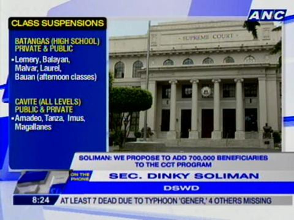 SC affirms constitutionality of CCT program